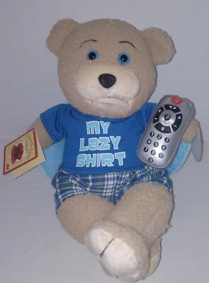 Chantilly Lane Lazy Day Bear Sings "The Lazy Song" Plush, 12" Father's Day Gift - Image 1 of 4