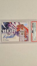 EJ Liddell 2022 Court Kings Heir Apparent Rookie RC Auto Platinum 1/1 PSA 9
