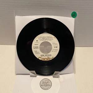 Gene Watson-You Could Know As Much About A Stranger Capitol Records-P-4214 Promo - Imagen 1 de 2