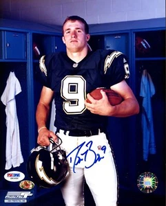 Drew Brees Signed 8x10 Photo auto autograph 1st signing ever PSA DNA w/ ticket - Picture 1 of 2