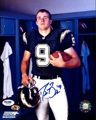 Drew Brees Signed 8x10 Photo auto autograph 1st signing ever PSA DNA w/ ticket - Image 1 of 2