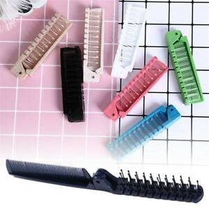 Portable Foldable Travel Hair Comb Brush Massage Hair Comb Anti-static Hair AU