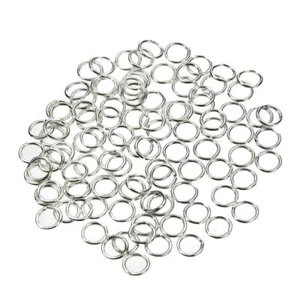 Öse, rund, 5 x 0,7 mm, 100 Stk., versilbert - Picture 1 of 1