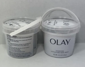 2x Olay Charcoal Detoxifying Body Mask, 0.35 oz Each 10g - Picture 1 of 3