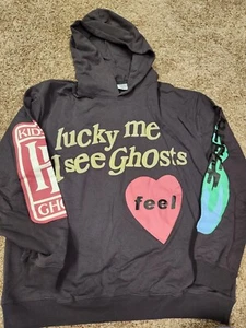 Chainsaw Man Men's Hoodies Lucky Me I See Ghosts Graphic Hoodie sweatshirt - Picture 1 of 6