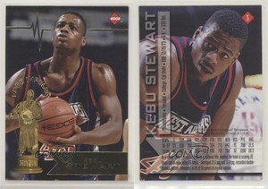 1997 Collector's Edge Edge Impulse Gold Kebu Stewart #3 Rookie RC