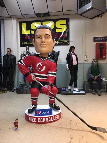 Life Size Bobblehead New Jersey Devils Mike Cammalleri Full Size 1:1 Cover