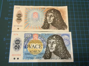 2 x echte Kronen Banknoten mit anderem Motiv - Bild 1 von 4
