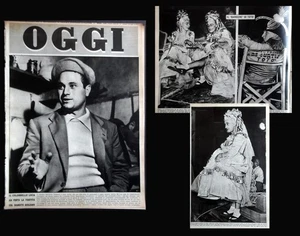 OGGI 1950#28-TOTO' sul set di FIGARO QUI FIGARO LA - CIRCO Clown I FRATELLINI - Imagen 1 de 22