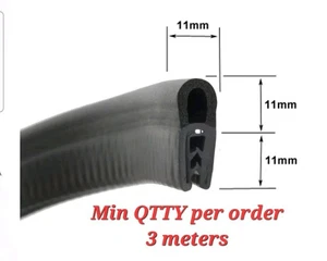 Car Seal Rubber Boat Boot Door Universal EDGE TRIM 22mm x 11mm - Picture 1 of 4