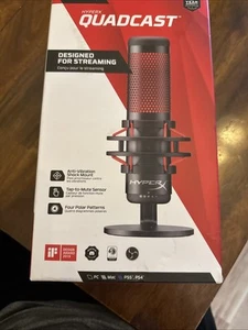 HP HyperX QuadCast Rouge Brand New - Photo 1/7