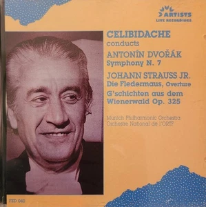 Rare Sergiu Celibidache Dvorak Symphony 7 Strauss Die Fledermaus Overture CD cc - Bild 1 von 2
