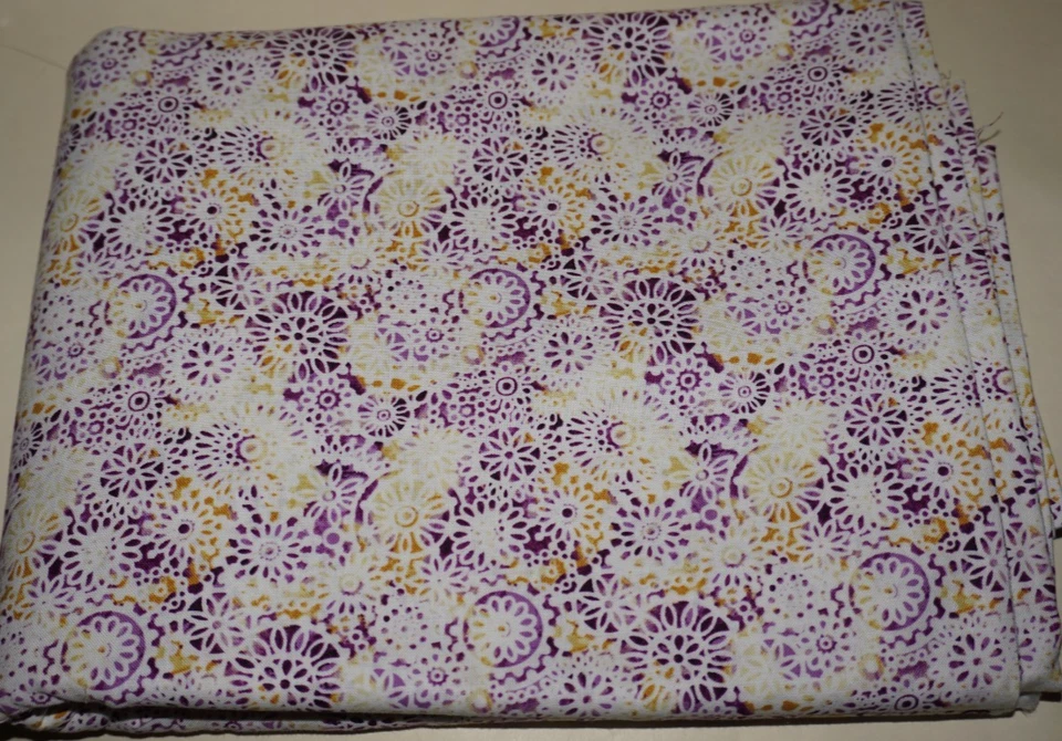 1yd. x 42", Benartex, "Irresistible Iris", by Ann Lauer, Cotton Fabric - Image 1 of 1