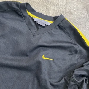 NIKE Gr. M DAMEN Volleyball Trikot grau & gelb - Bild 1 von 4