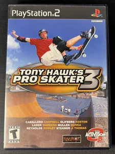 Tony Hawk's Pro Skater 3 Sony PlayStation 2 2002 disco e custodia no manuale testato - Foto 1 di 4
