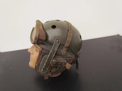 CASQUE DE TANKISTE US 39-45 ORIGINAL WW2 SHERMAN GI'S - 2EME DB - Photo 1/4