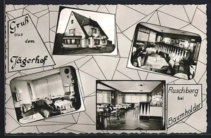 Ansichtskarte Ruschberg bei Baumholder, Gasthaus Jägerhof  - Bild 1 von 2