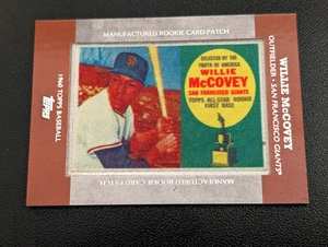 2013 TOPPS MANUFACTURED ROOKIE CARD PATCH WILLE McCOVEY RCP-6 MINT - Picture 1 of 1