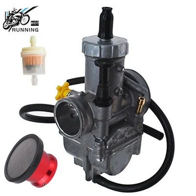 Carburador y filtro de aire PE28 28 MM para Suzuki RM80 RM85 RM85L Kawasaki KX80 Carb Foto 1 de 4