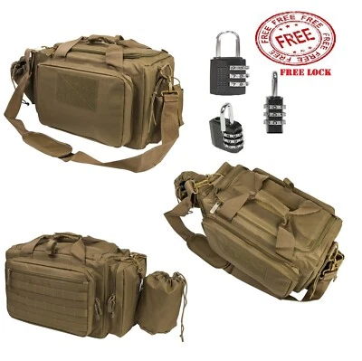 Heavy Duty Competition Range Bag Tactical Shooting Range Pistol Bag Hunting - Image 1 of 4