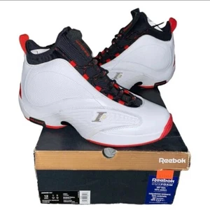 Size 12 - Reebok Answer 4.5 Iverson BMX Men's Basketball Shoes White Red Black - Picture 1 of 7