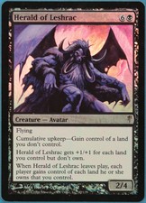 Herald of Leshrac FOIL Coldsnap PLD Black Rare MAGIC CARD (ID# 246347) ABUGames