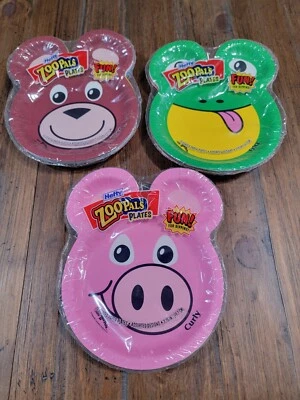 3 Packs ZOO PALS Hefty Paper Plates 2023 15 Plates Each - 45 Plates Total - Image 1 of 2