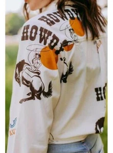 Women's Western Long Sleeve  Blouse | White Western Shirt, COWGIRL Shirt, Wild & - Picture 1 of 4
