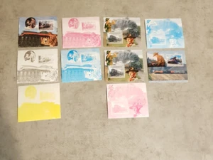 DJIBOUTI SCOUTING -BOY SCOUTS-  10 M/ SHEETS  &PROOF PROGRESSIVE PERF&IMP MNH - Picture 1 of 1