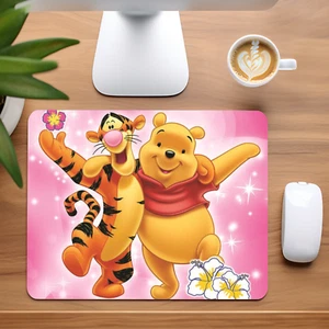 Winnie the Pooh & Tigger Custom Non-Slip Neoprene Mouse Pad Home Office - Picture 1 of 1