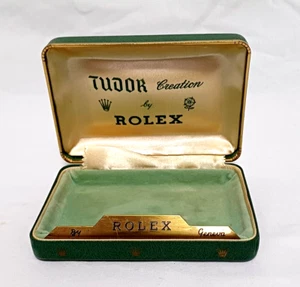 VINTAGE ROLEX TUDOR WATCH PRESENTATION EMPTY BOX CASE - Picture 1 of 11