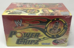 2009 Power Chipz WWE WWF Topps Wrestling Sealed box 30 packs & 6 Powerballs RARE - Picture 1 of 7