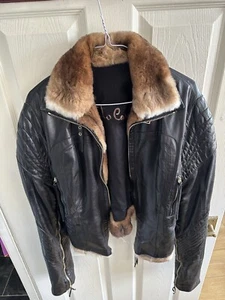 Leather Jacket L smol is like M  - Picture 1 of 7