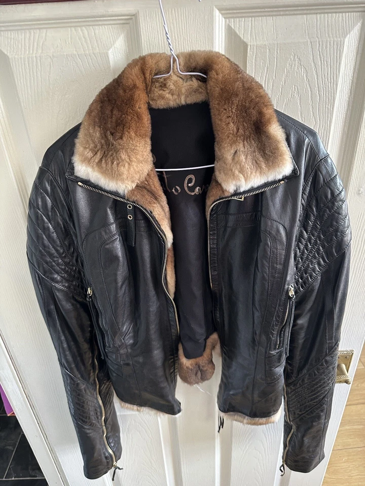 Leather Jacket L smol is like M  - Image 1 of 4