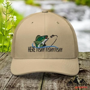 Walleye Pesca Deporte Here Pescador Camionero Sombrero para Hombre Mujer - Imagen 1 de 32