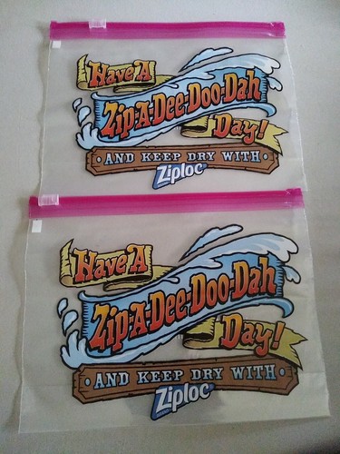 Lot of 2 Disney Splash Mountain Ziploc Bags Have A Zip-A-Dee-Doo-Dah ...