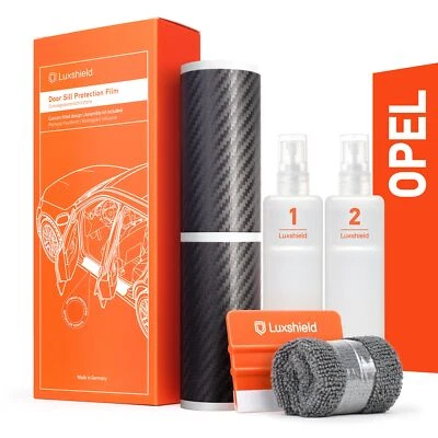 Listones de entrada de coche lámina protectora para Opel Combo E X19 óptica carbono - Imagen 1 de 4