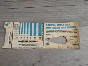 Screw, Bolt & Nut Sizer & Guide Automotive Research Corp 1978 G40 - Picture 1 of 8