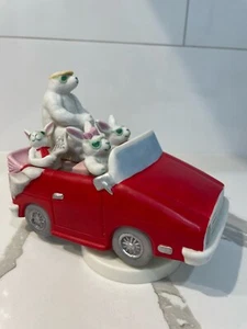 Schmid Norman Rockwell On Top Of The World Music Box Animals in Car Hollywood - Picture 1 of 10