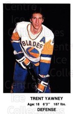 1983-84 Saskatoon Blades #2 Trent Yawney