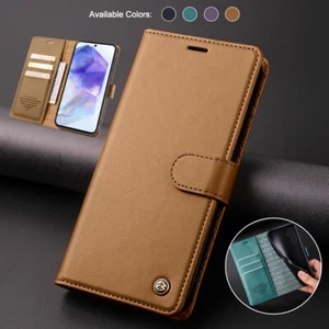Custodia a portafoglio magnetica in pelle per Samsung Galaxy A15 A25 A35 A55 - Foto 1 di 33