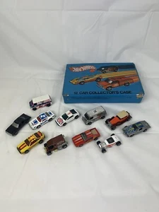 Vintage Hot Wheels Redline Car Case From 1975 12 Cars ( Includes 11 Cars ) - Picture 1 of 7
