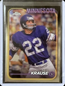 Paul Krause - 2024 Topps Chrome Football #118 - Bild 1 von 1
