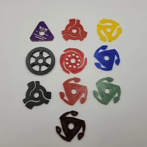 Vintage 45 Record Adapter Plastic 7 Inch Pick The One Adaptor You Want - Picture 1 of 21