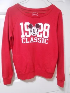 Kids Unisex Disney Mickey Mouse 1928 Classic LS KNit Top size M (7/9) w/ pockets - Picture 1 of 12