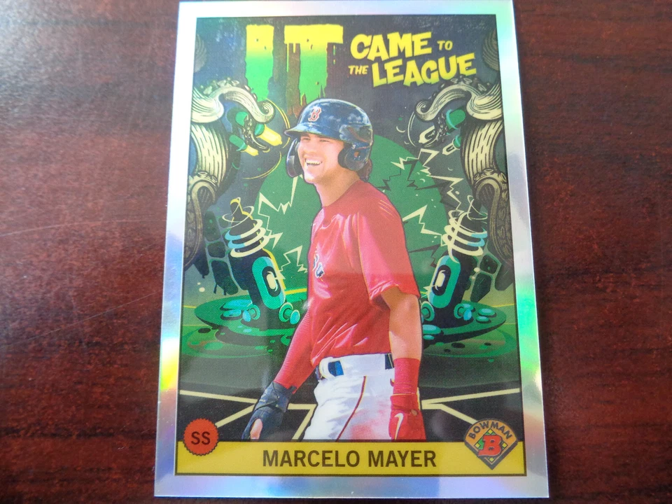 2022 Bowman Chrome Marcelo Mayer #ICFL-3 It Came to the League-RED SOX - Image 1 of 1