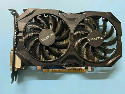 GIGABYTE GV-N75TOC-2GI GTX750 TI 2GB 128Bit Dual Fan HDMI DVI Game Graphics Card - Image 1 of 3