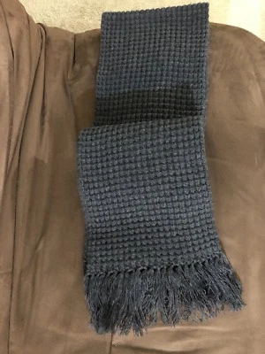 Charcoal/dark grayish color Gap 100% Lambs Wool Scarf Casual Career - Image 1 of 4