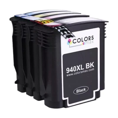 Compatible with HP 940XL Ink Cartridge 4-Piece Combo - Image 1 of 4