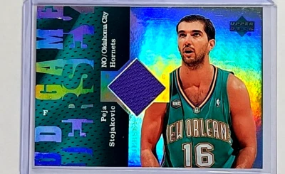 2006 2006-07 UD Upper Deck Reserve Jogo Usado GU Jersey #UD-PS Peja Stojakovic - Imagem 1 de 2